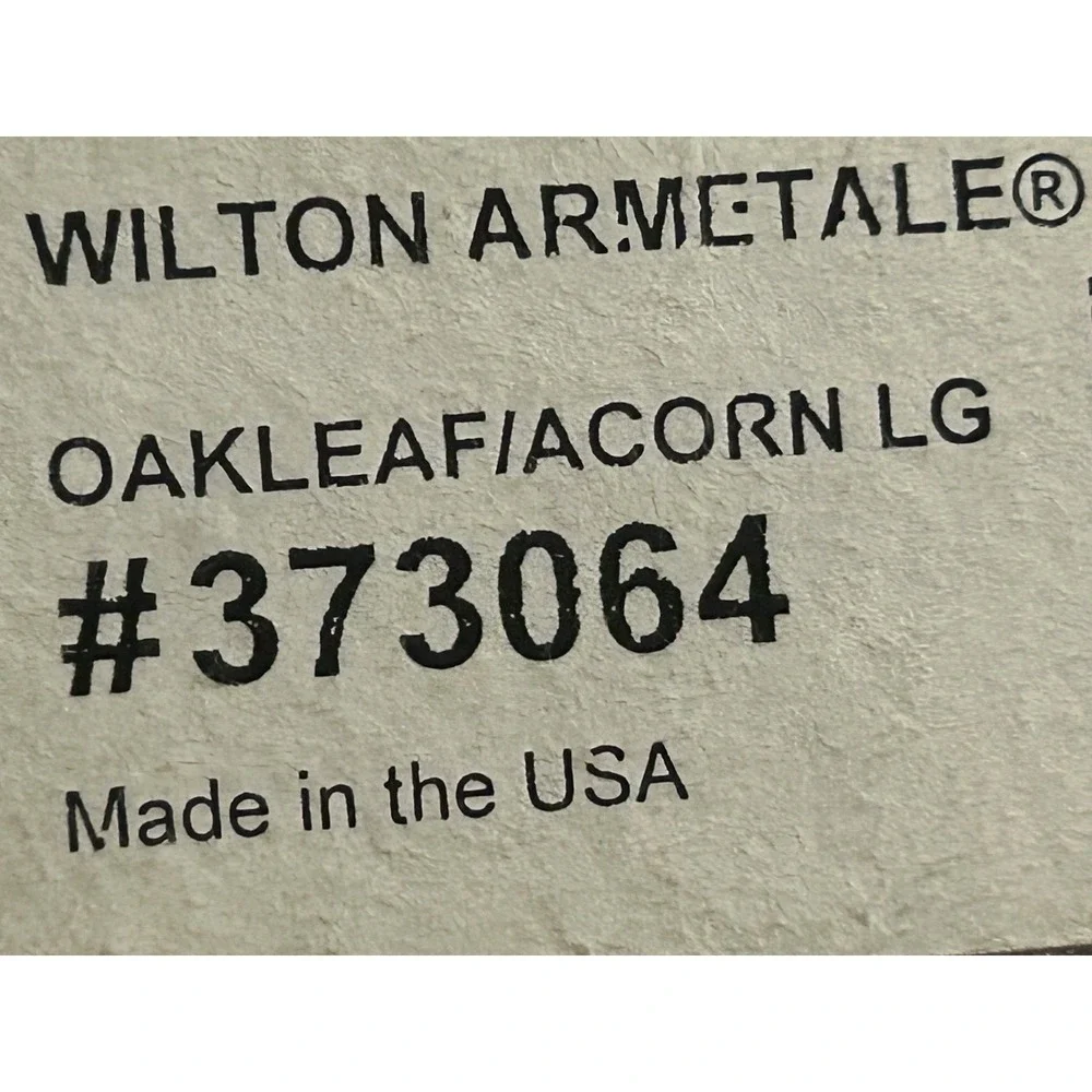 Wilton Armetale Oval Serving Platter – Acorn & Oak Leaf Design (Made In The USA)